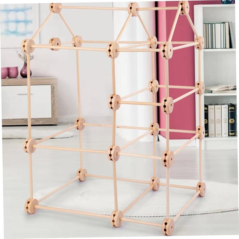 VANZACK Educational Wooden Building Blocks for Toddlers Boys and Girls Cognitive Playthings - Image 4